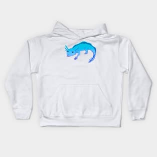 Axolotl Blue Kids Hoodie